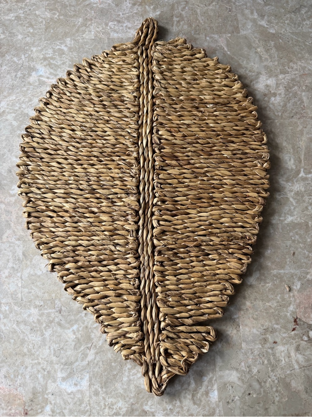 Braided Seagrass Trivet / Hot Pad - Natural
